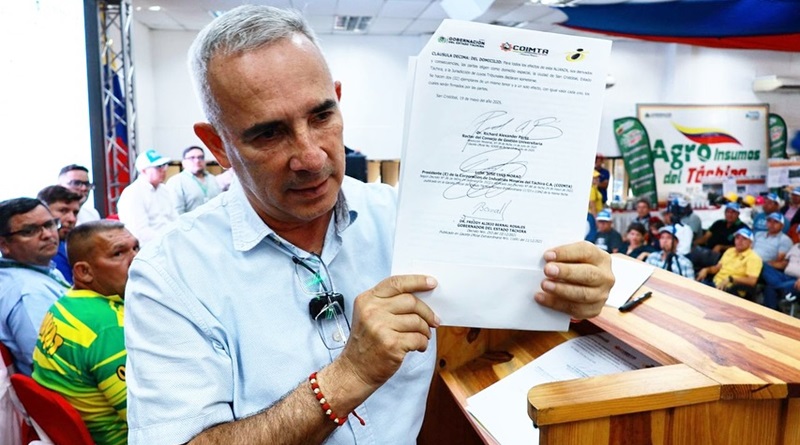 Táchira impulsa minería regional mediante convenio estratégico